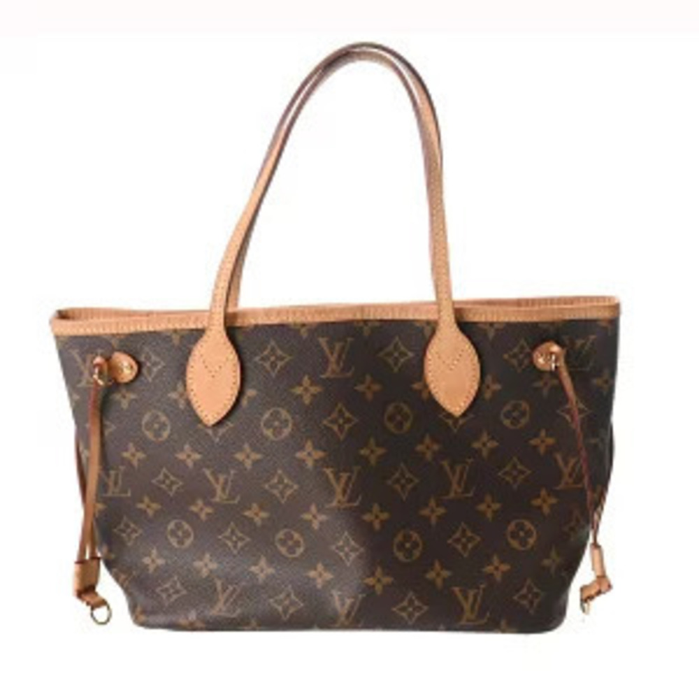 Louis Vuitton Monogram Neverfull Canvas Tote Bag Fuschia Pink